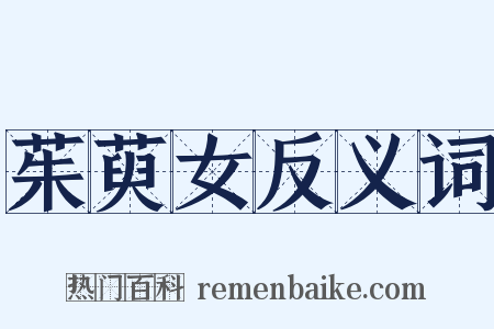 茱萸女反义词是什么意思的图片